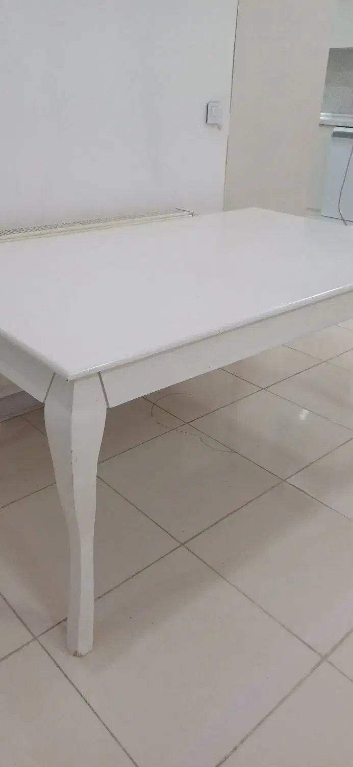 میز شیش نفره|میز و صندلی غذاخوری|ایلام, |دیوار