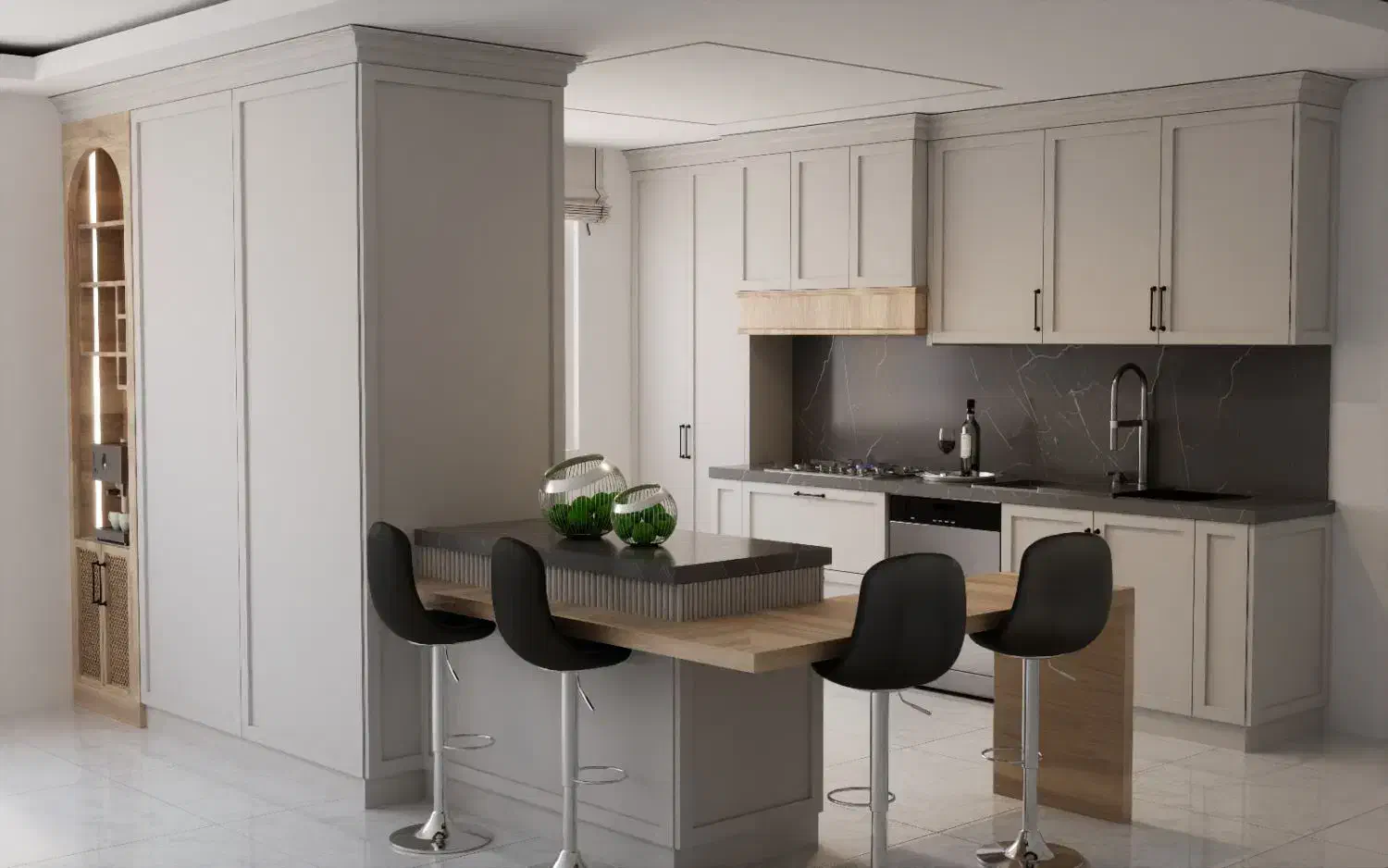 انواع سبک‌های کابینتmdf و کمد دیواری و ...|مصالح و تجهیزات ساختمان|چابهار, |دیوار