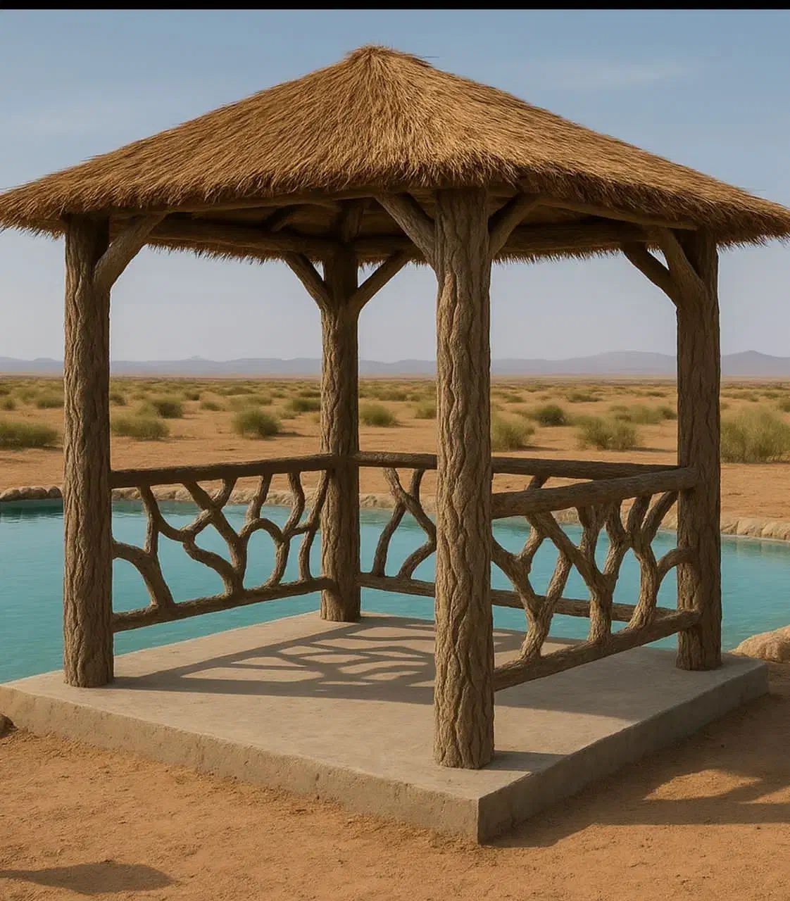 نماه سیمانبری ابنماه آلاچیق کبابپز رنگ امیزی|خدمات پیشه و مهارت|شهرضا, |دیوار