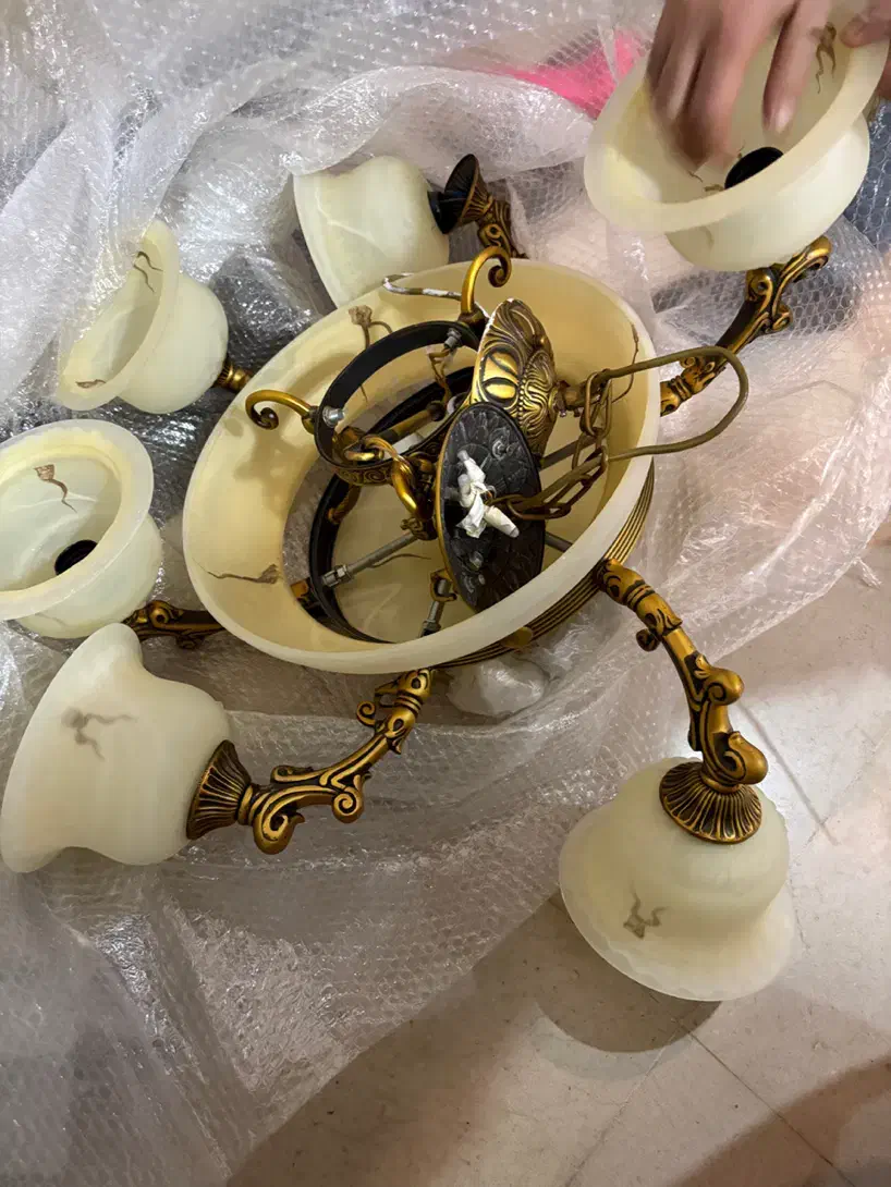 لوستر خانگی|لوستر و چراغ آویز|شهر ری, سرتخت|دیوار