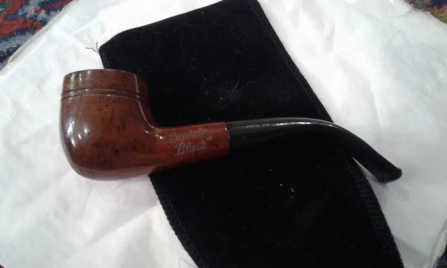 پیپ کاپتان بلک اصل|کلکسیون اشیاء عتیقه|چالوس, |دیوار