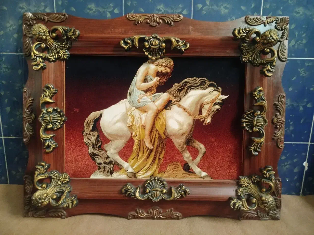 تابلو فرش دست بافت|تابلو فرش|کرج, اسدآباد|دیوار