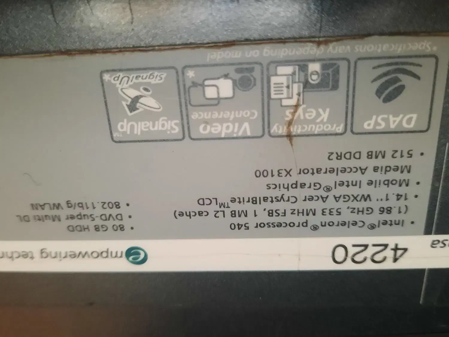 لپ تاب|رایانه همراه|فلاورجان, |دیوار