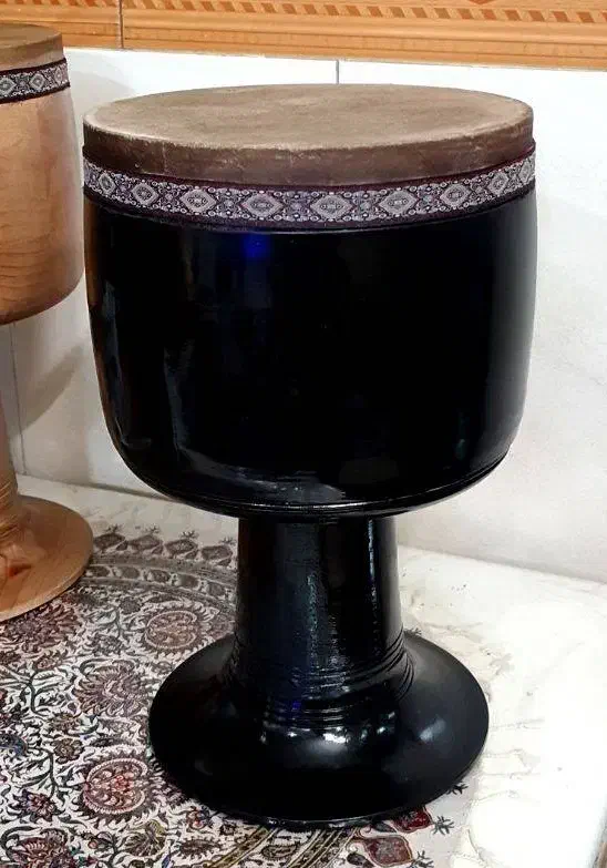 تنبک رنگ مشکی دهانه ۲۴|سازهای سنتی|تهران, شمس‌آباد|دیوار