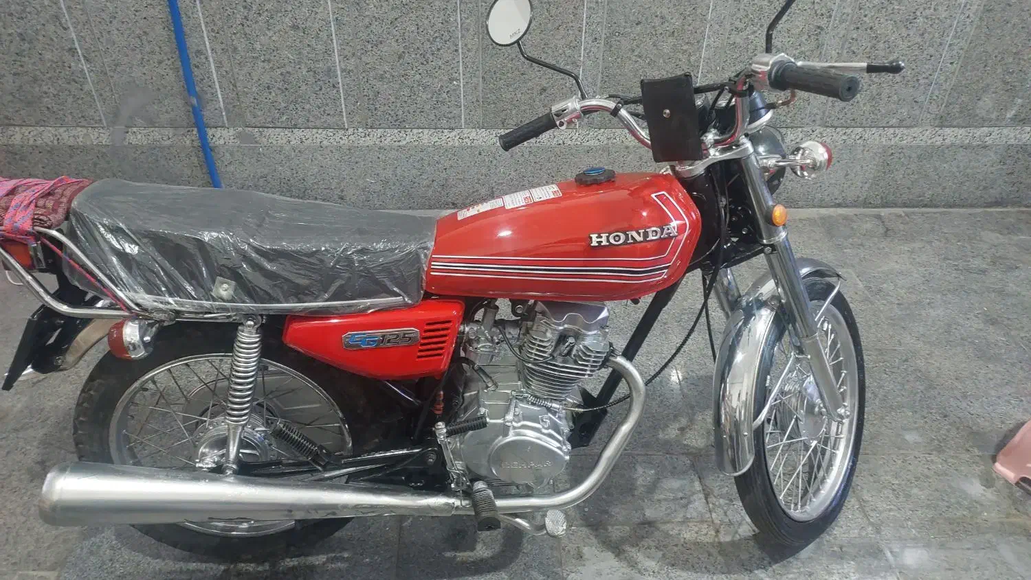 موتور ۱۲۵ چراغ گرد مزایده|موتورسیکلت|نقده, |دیوار