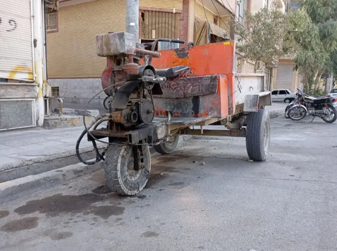 موتور سه چرخ مصالح ساختمانی|موتورسیکلت|سلفچگان, |دیوار