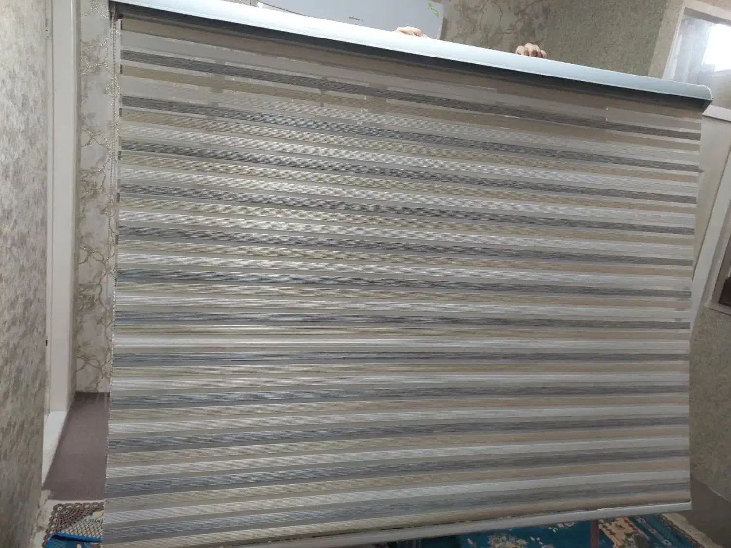 پرده زبرا|پرده، رانر، رومیزی|قم, نیروگاه|دیوار