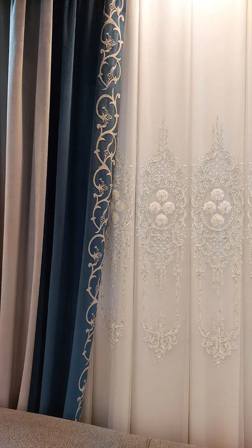 پرده پذیرایی|پرده، رانر، رومیزی|رشت, حمیدیان|دیوار