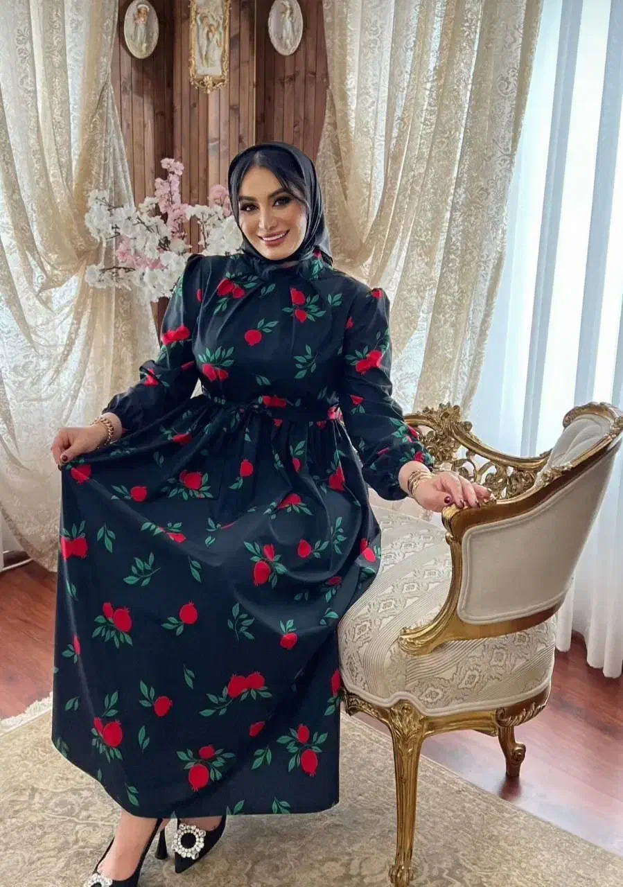 پیراهن و هد بند انار گل ویژه شب یلدا ( کد 20362)|لباس|خمینی‌شهر, |دیوار