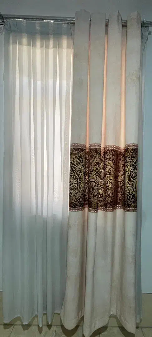 پرده حریر و پانچ|پرده، رانر، رومیزی|سمنان, |دیوار