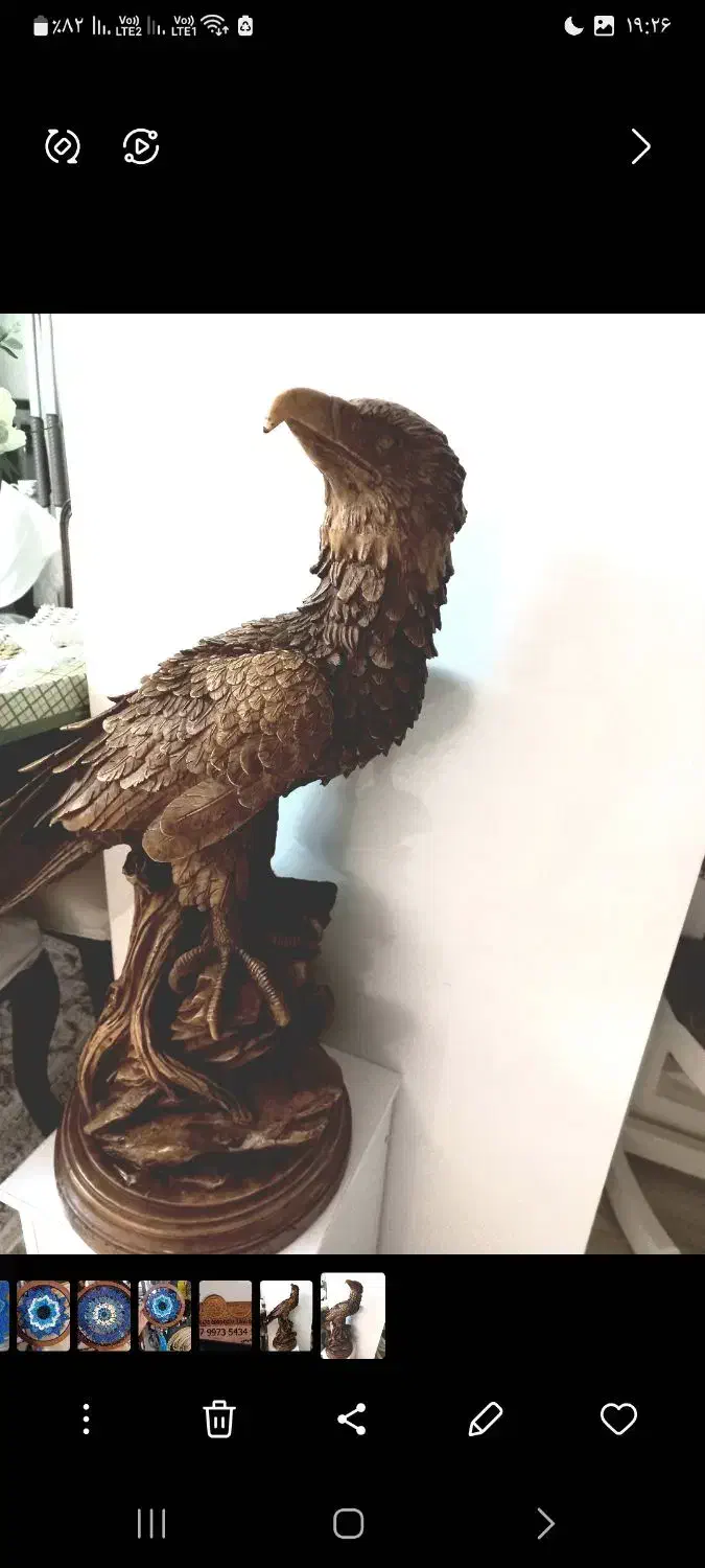 مجسمه عقاب|مجسمه، تندیس، ماکت|کرج, گوهردشت|دیوار