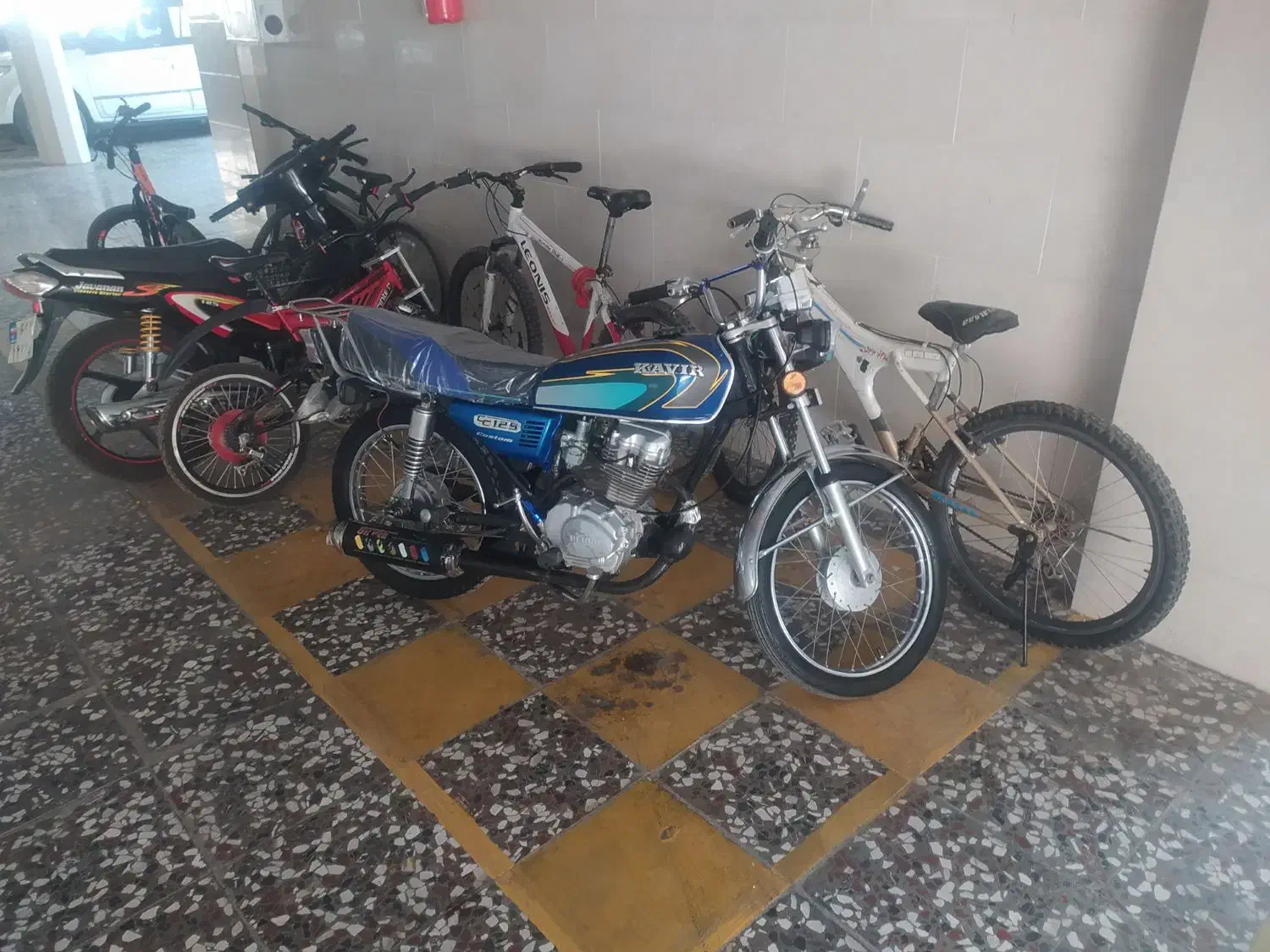 موتور 125 برگه مزایده|موتورسیکلت|پادنا علیا, |دیوار