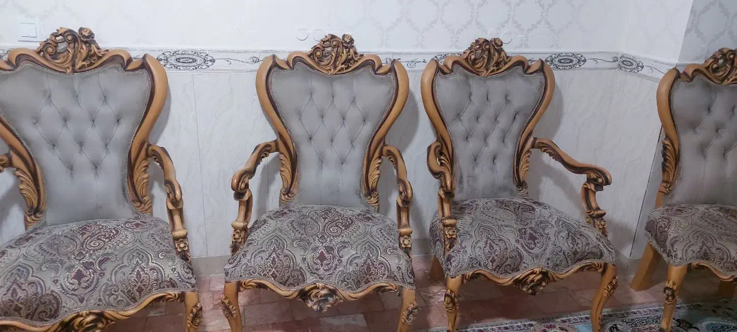 مبل سلطنتی|مبلمان خانگی و میز عسلی|نسیمشهر, |دیوار