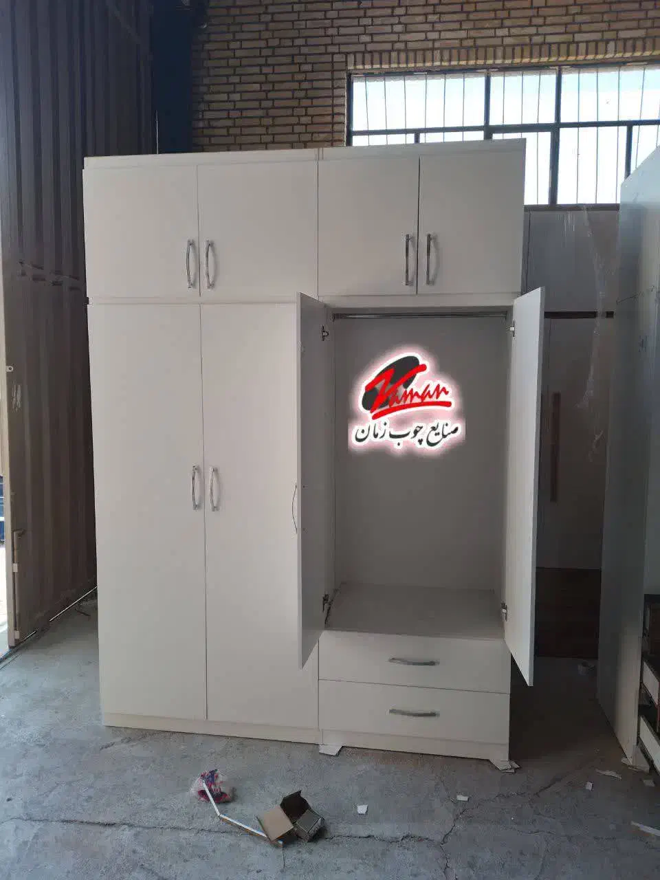 کمددیواری دو‌کشو مدل آریا|جاکفشی، کمد، دراور|پرند, فاز ۰|دیوار