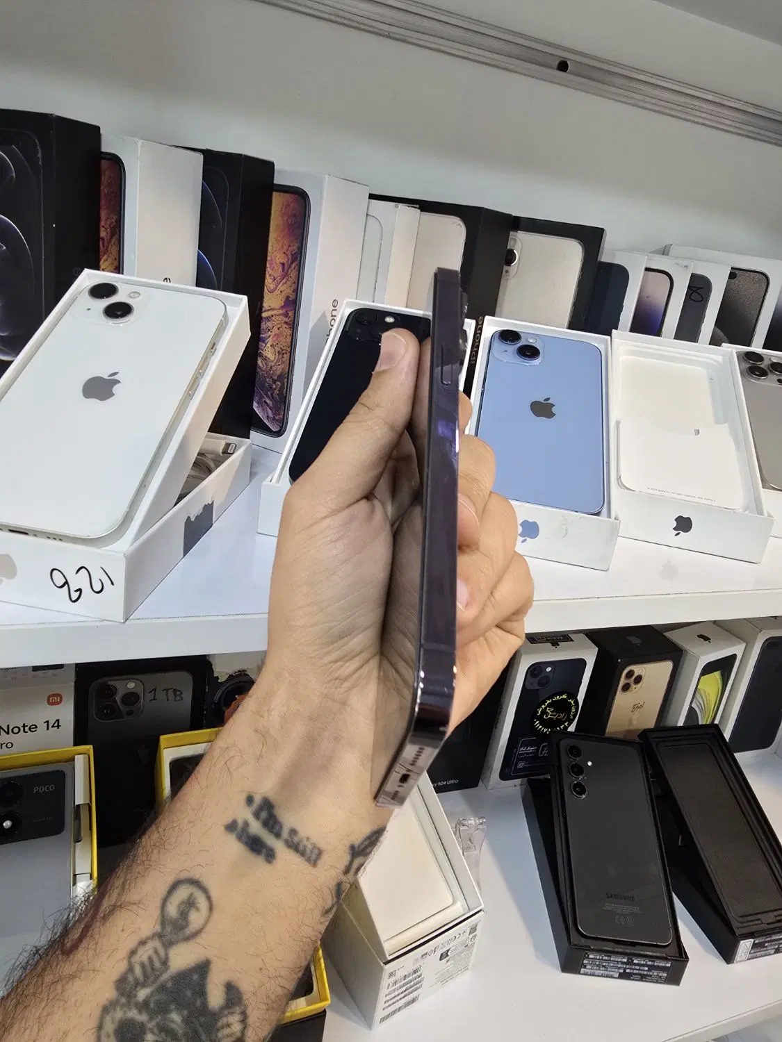 iphone 14promax رنگ بنفش با ریجستر|موبایل|کرج, گوهردشت|دیوار