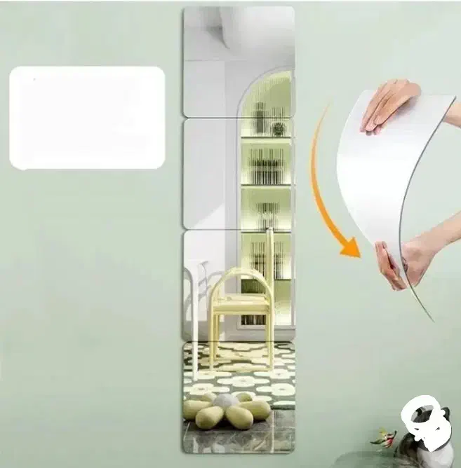 آیینه چسبی|آینه|قم, نیروگاه|دیوار