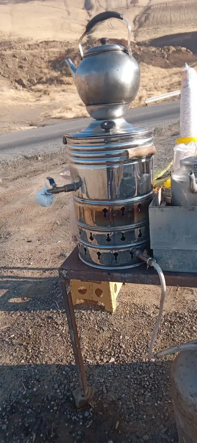 سماور گازی ۲۰ اتریش تمام استیل|سماور، چایساز، قهوهساز|ارومیه, |دیوار