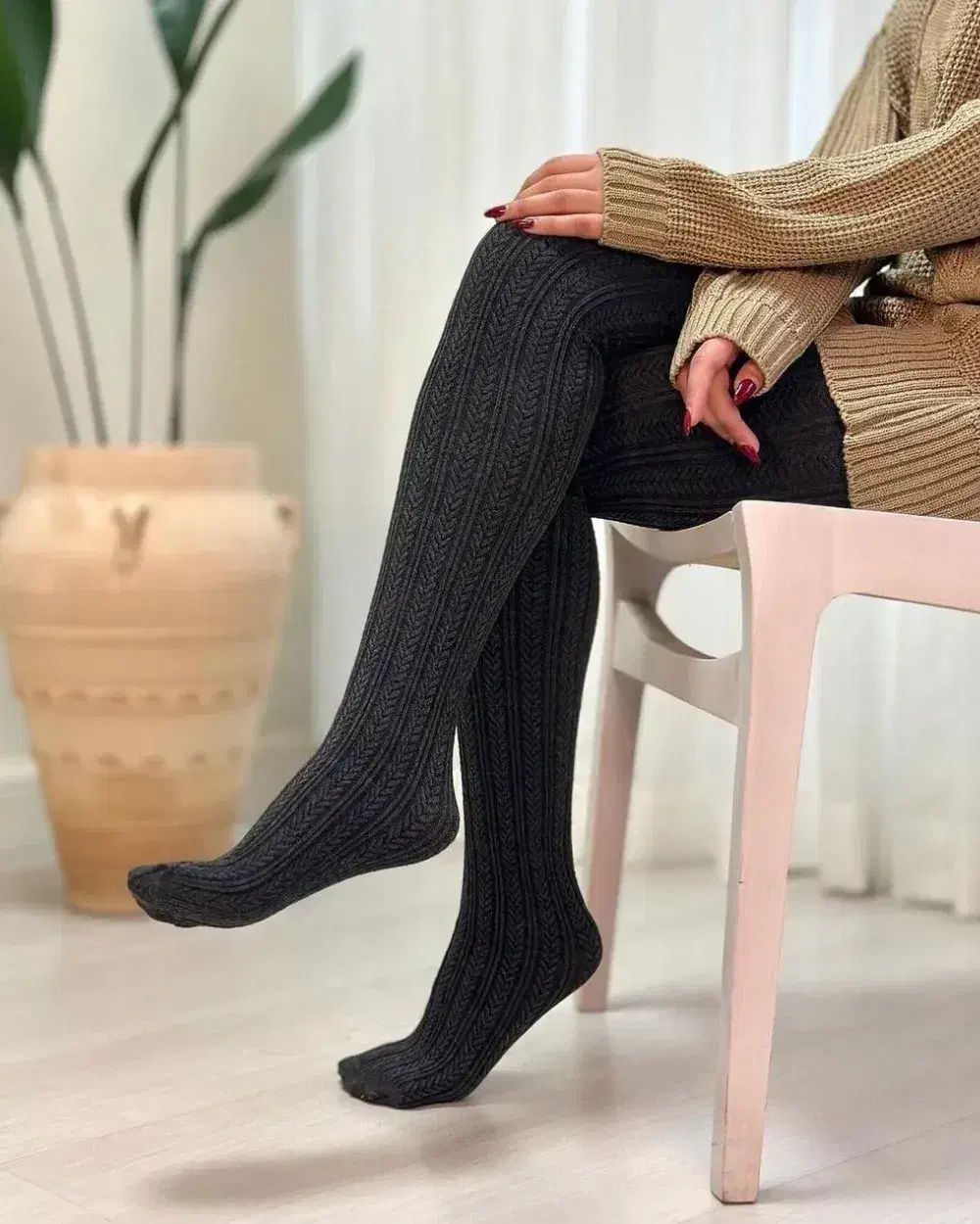 جوراب شلواری گندمی زنانه|لباس|کرج, حصارک بالا|دیوار