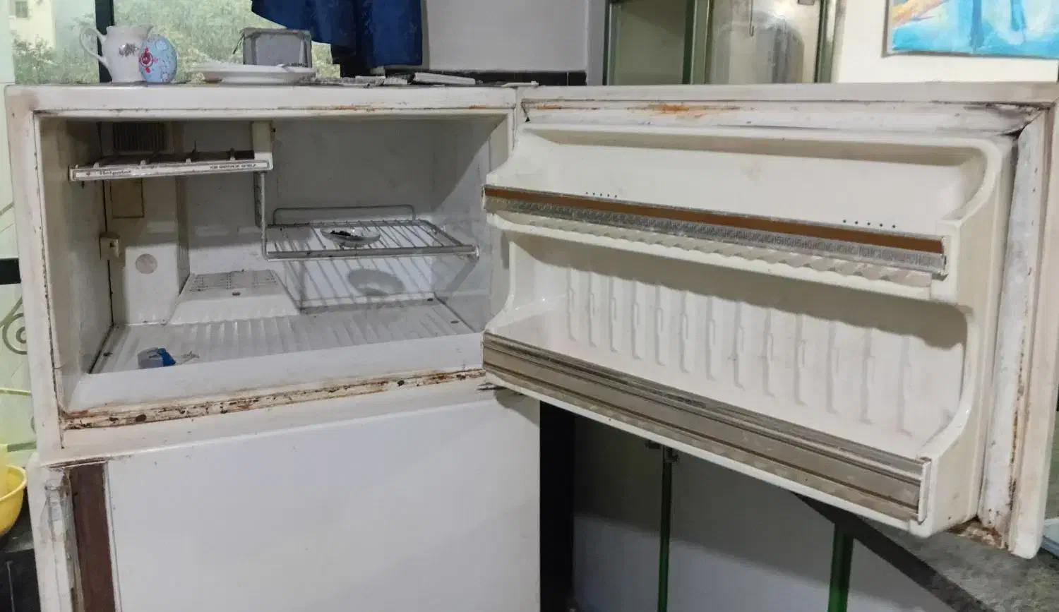 فروش یخچال فریز hotpoint موتور اصلی|یخچال و فریزر|رشت, چله خانه|دیوار