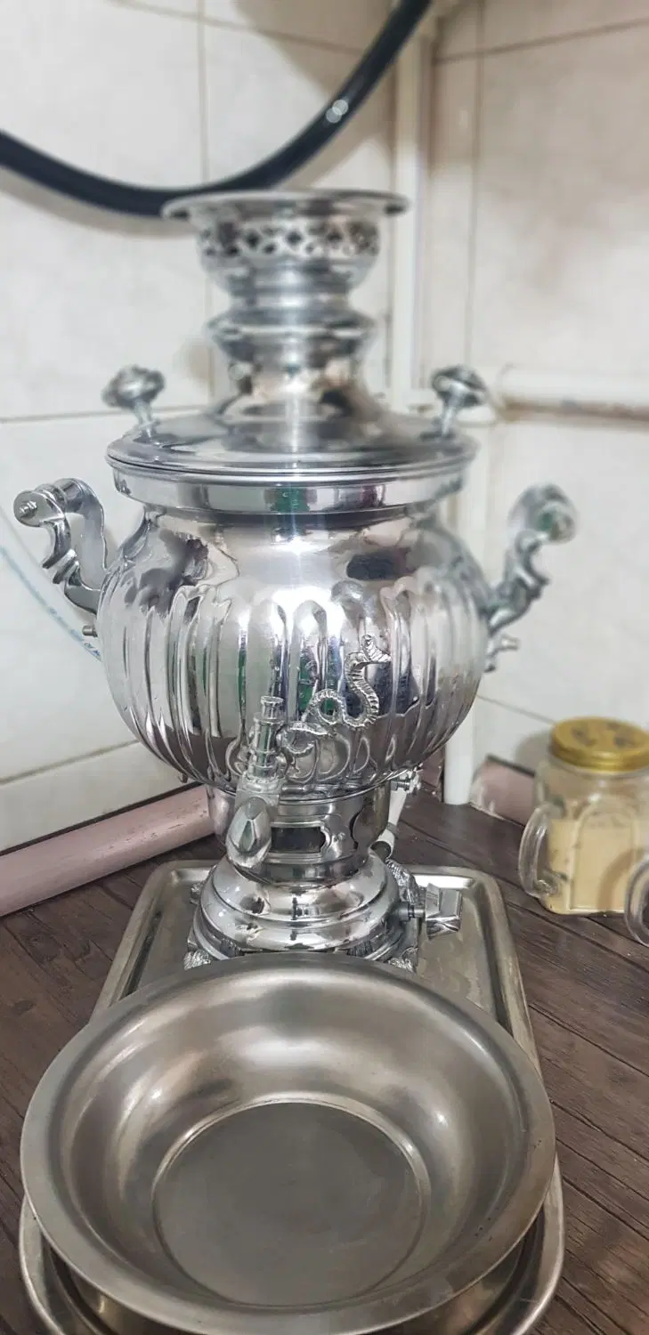 سماور|سماور، چای‌ساز، قهوه‌ساز|اصفهان, باغ فدک|دیوار