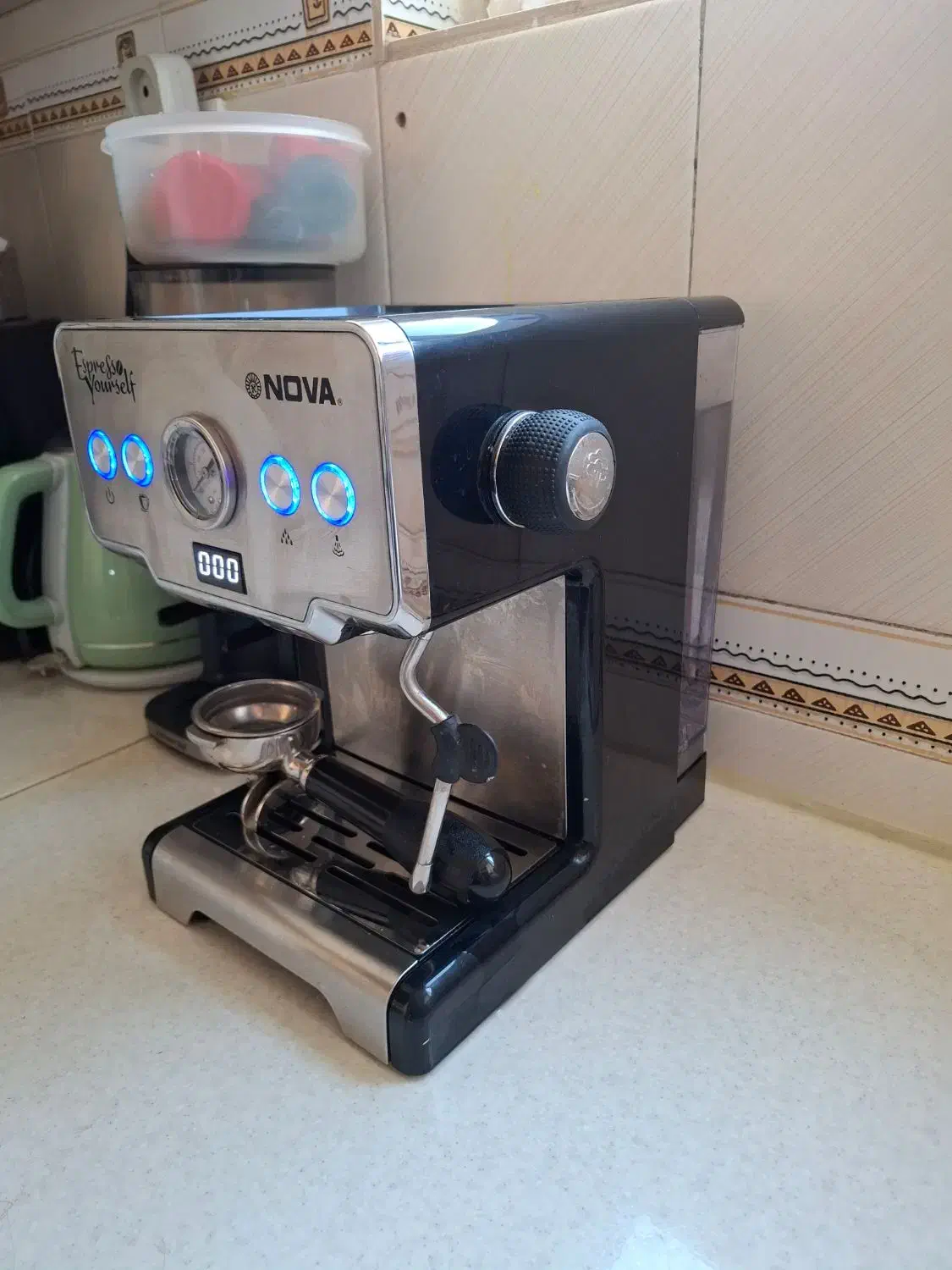 اسپرسو ساز نووا ۱۲۸ نیمه صنعتی|سماور، چایساز، قهوهساز|اهواز, بهزاد شهر|دیوار