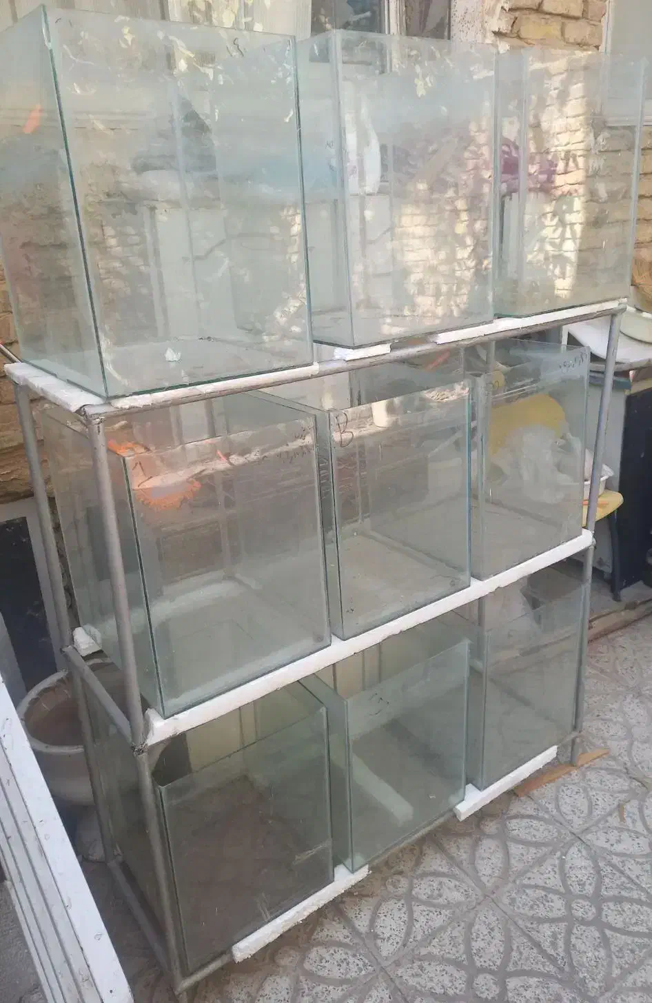 آکوآریوم باپایه|ماهی|اراک, |دیوار