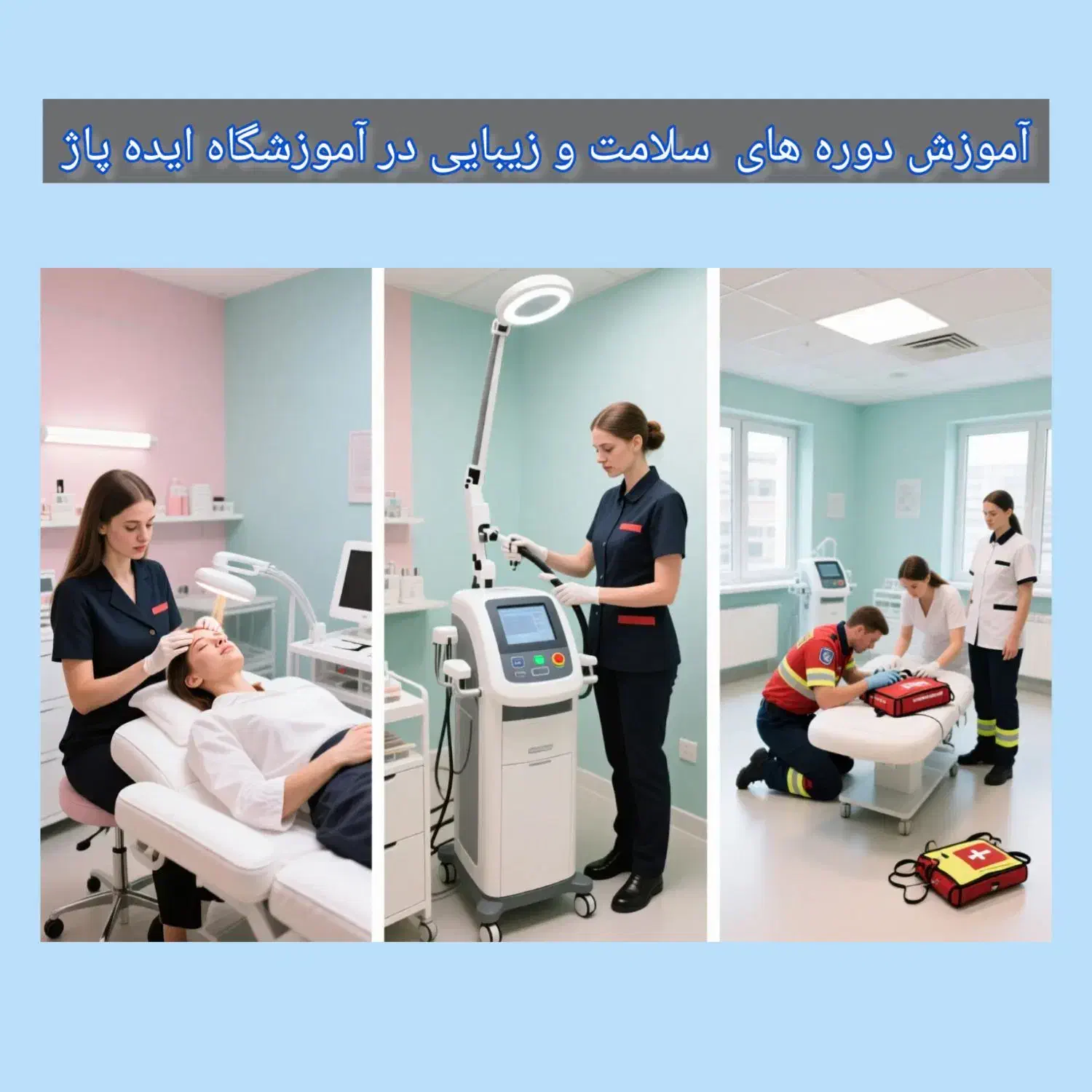 آموزش فیشیال،لیزر،کرم سازی،مزاج شناسی+مدرک معتبر|خدمات آموزشی|مشهد, راهنمایی|دیوار