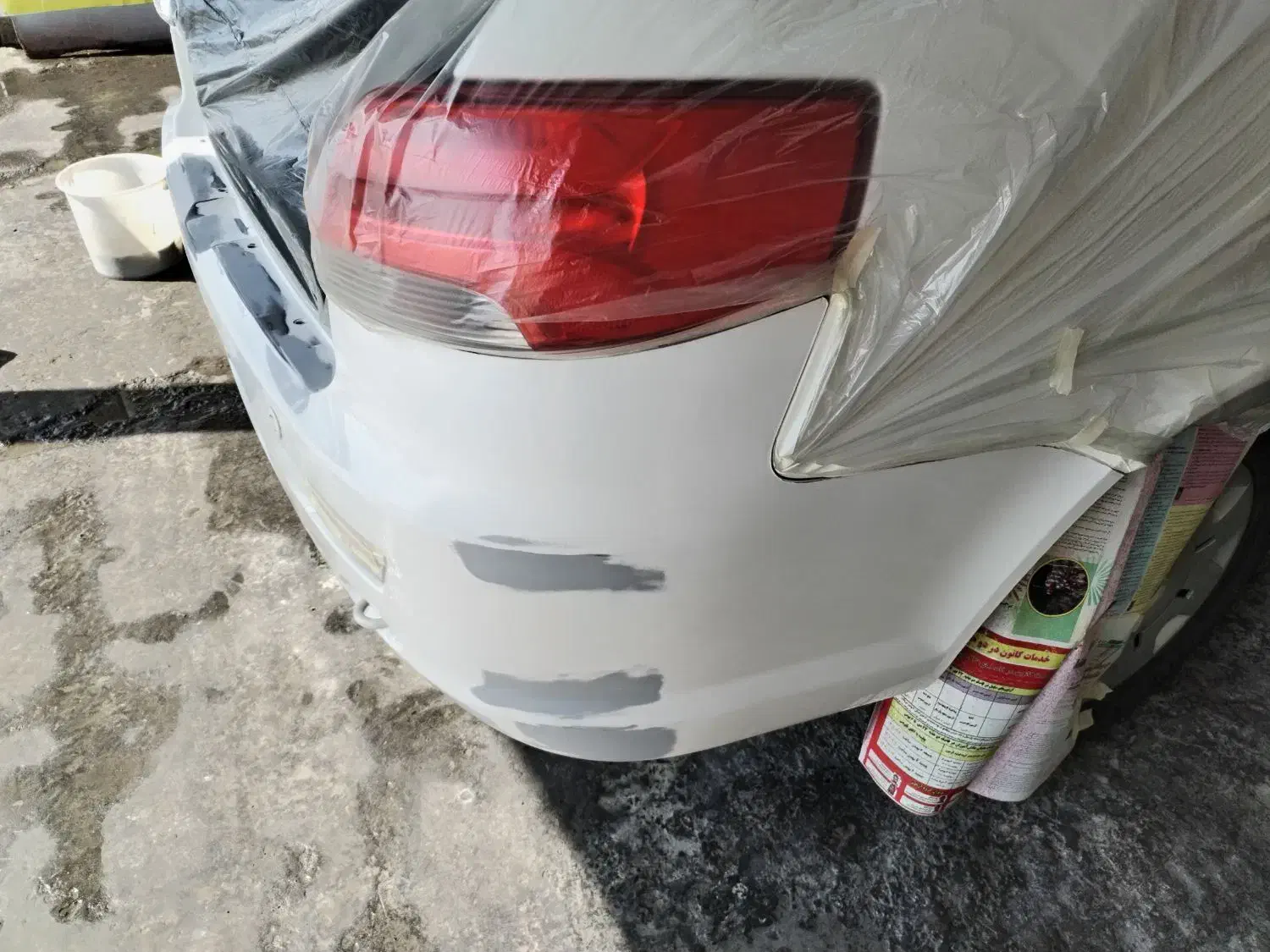 نقاشی و رنگ آمیزی خودرو و پولیش سرامیک|خدمات موتور و ماشین|نسیمشهر, |دیوار