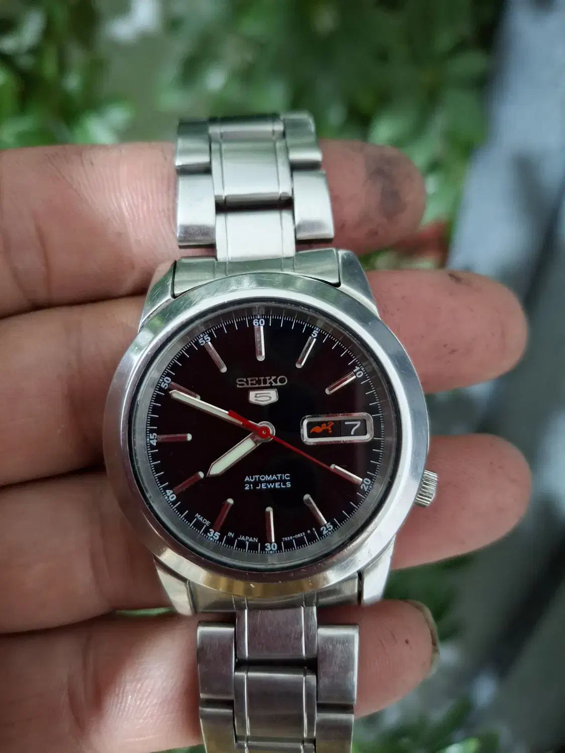 سیکو۵ اتوماتیک پشت شیشه ای در حد صفر|ساعت|روانسر, |دیوار