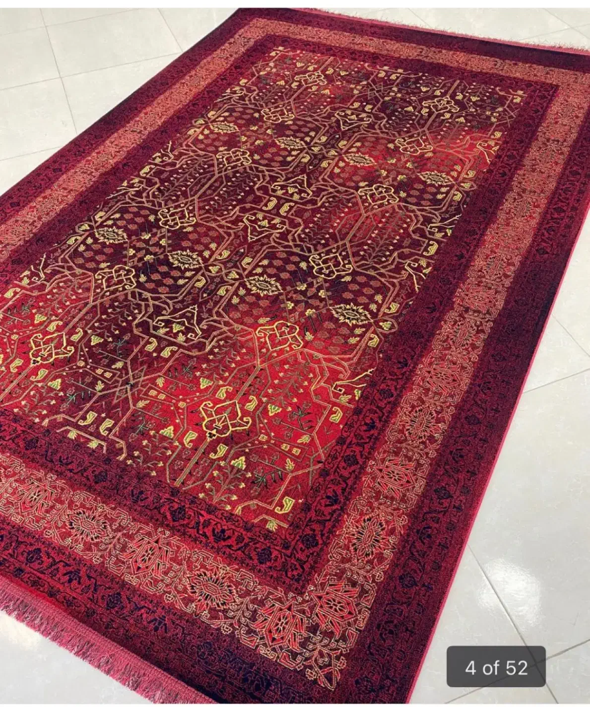 فرش افسانه‌ای کویر بزد ۱۲۰۰ شانه تراکم ۳۶۰۰|فرش|شیراز, شهرک سراج‎|دیوار