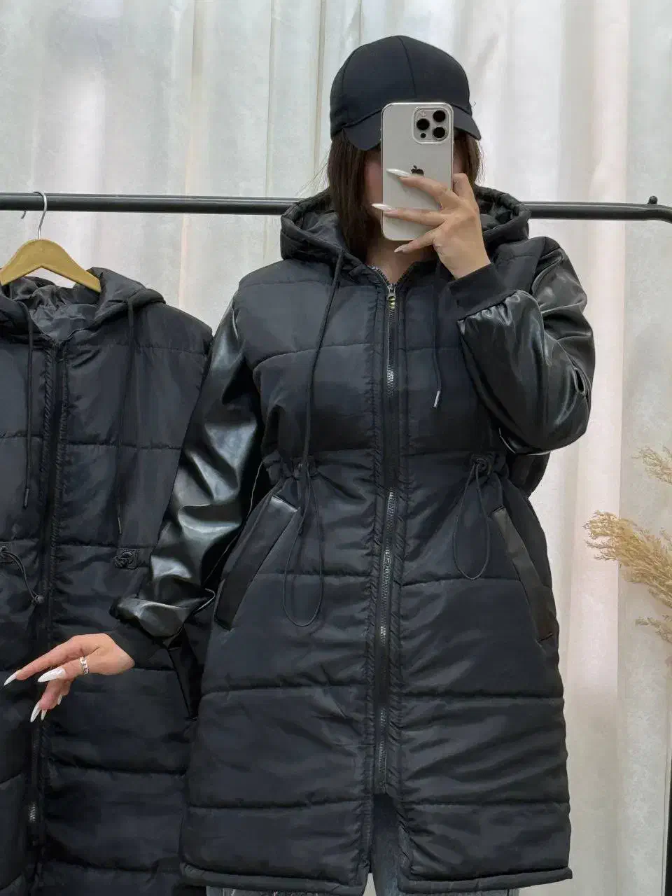 کاپشن آستین چرم زنانه|لباس|پردیس, فاز ۱|دیوار