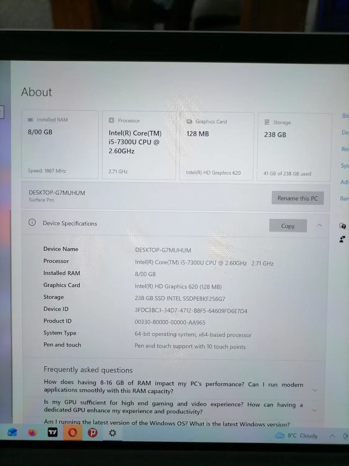 surface pro5|رایانه همراه|رامسر, |دیوار