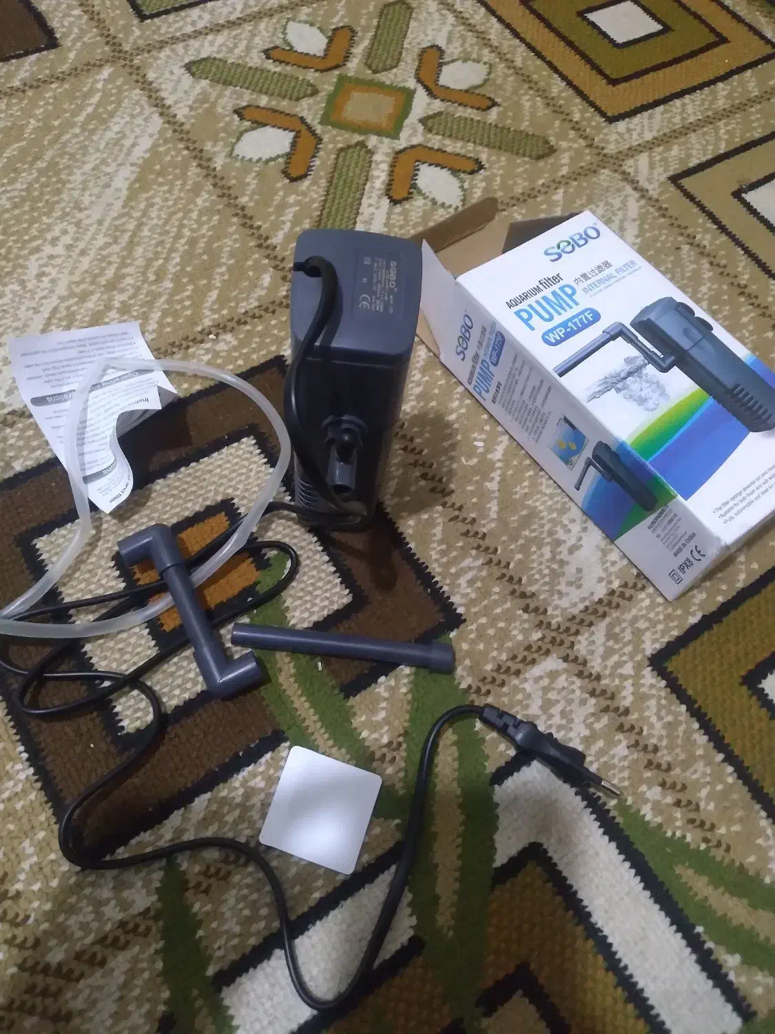 فیلتر ابشاری سوب نو سالم پمپ هوا وصل میشه|ماهی|قلقل رود, |دیوار