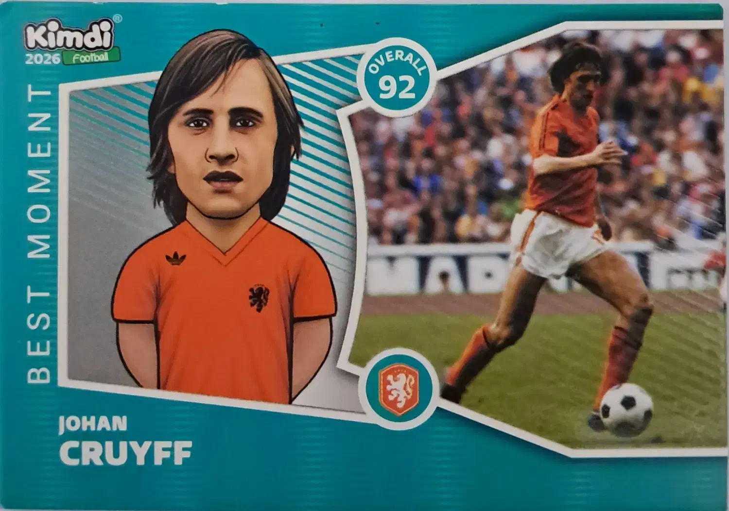 کارت کیمدی 2026 BEST MOMENT یوهان کرایوف|کلکسیون و سرگرمی|پاکدشت, پاکدشت (مامازند)|دیوار