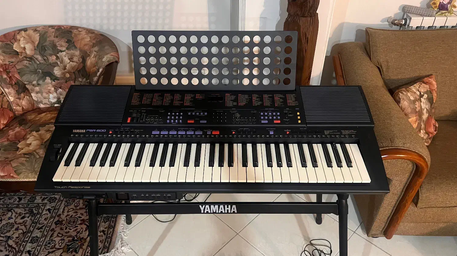 کیبورد یاماها PSR-600 ژاپنی|پیانو، کیبورد، آکاردئون|تهران, مهران (سیدخندان)|دیوار