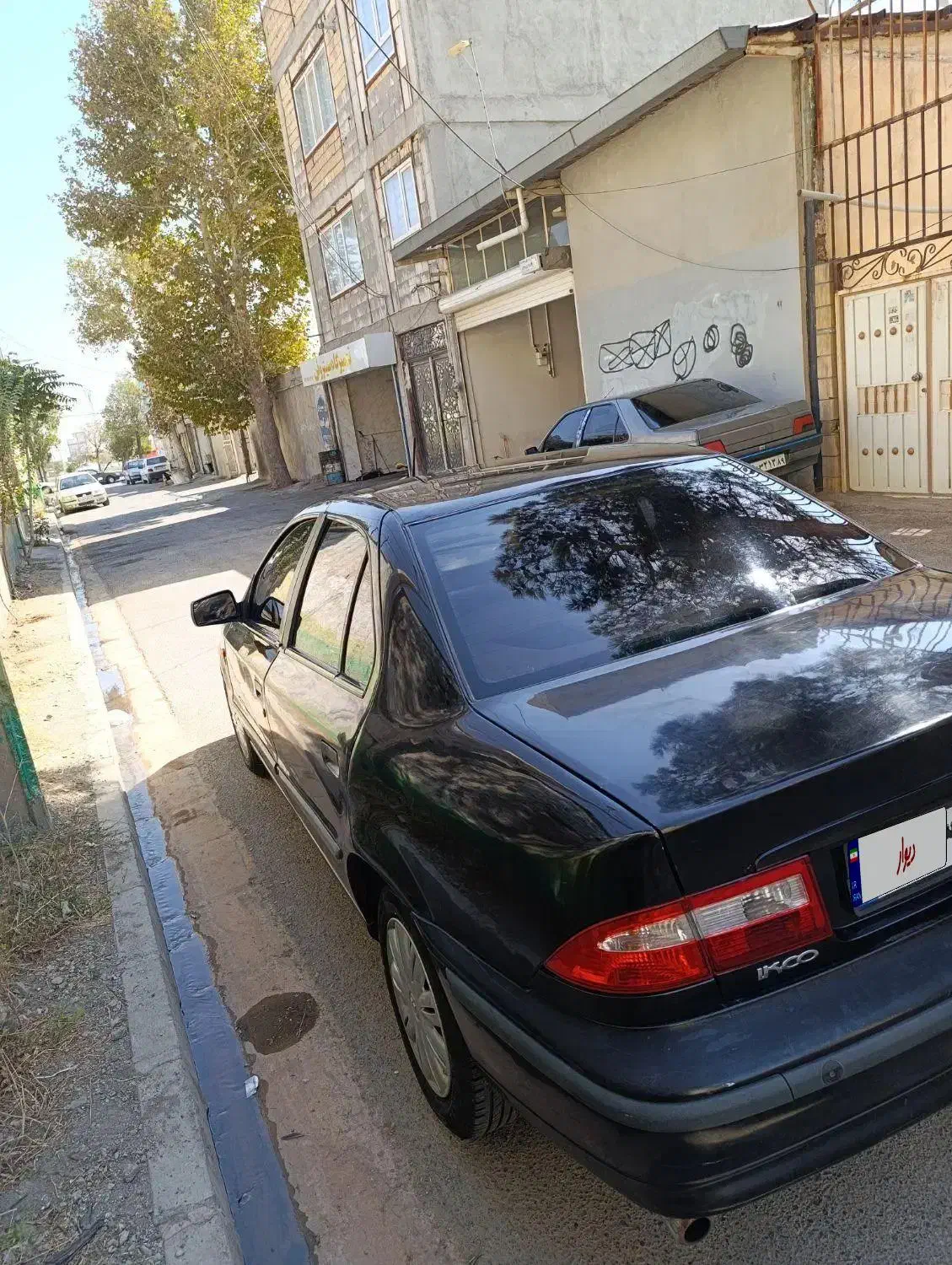 سمند lxمشکی مدل92|خودرو سواری و وانت|تاکستان, |دیوار