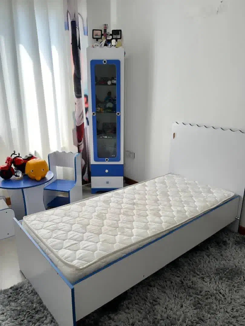 سرویس کامل تخت و کمد و تشک و میز کودک تا نوجوانی|تخت و سرویس خواب|چالوس, |دیوار