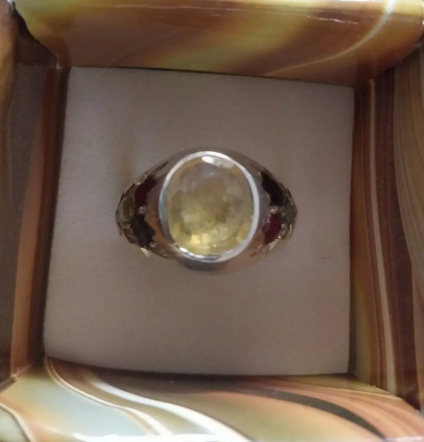 انگشتر  یاقوت زرد  اصل|جواهرات|آباده, |دیوار