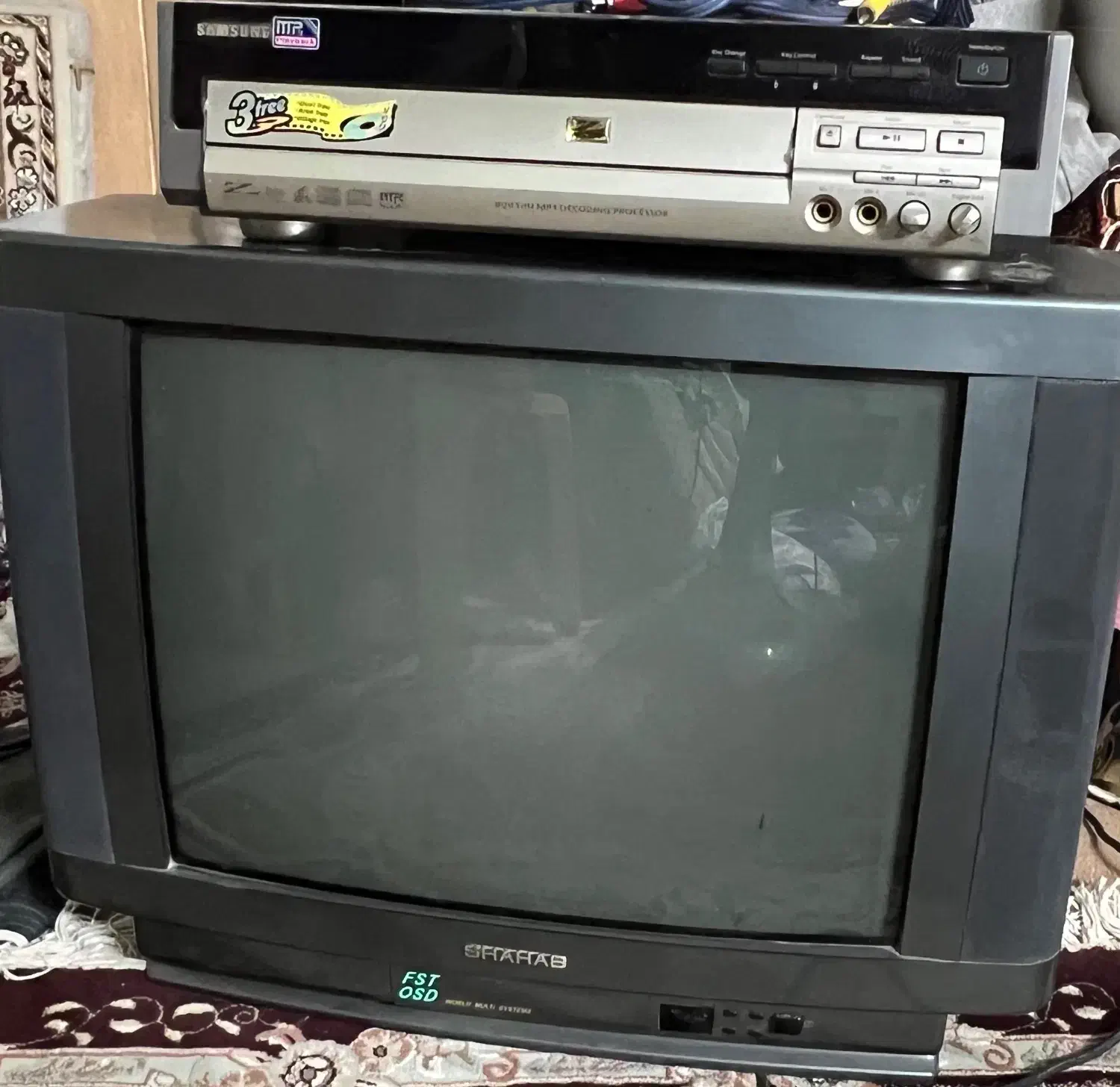 تلوزیون.دستگاه سیدی(جای ۳سیدی داره)|تلویزیون و پروژکتور|کازرون, |دیوار