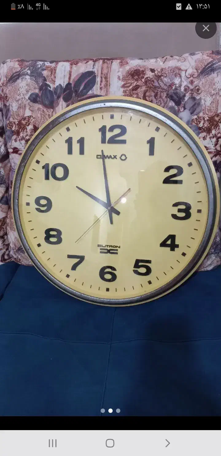 ساعت دیواری قدیمی اوماکس ژاپنی بدون خطا|ساعت دیواری و تزئینی|اصفهان, احمدآباد|دیوار