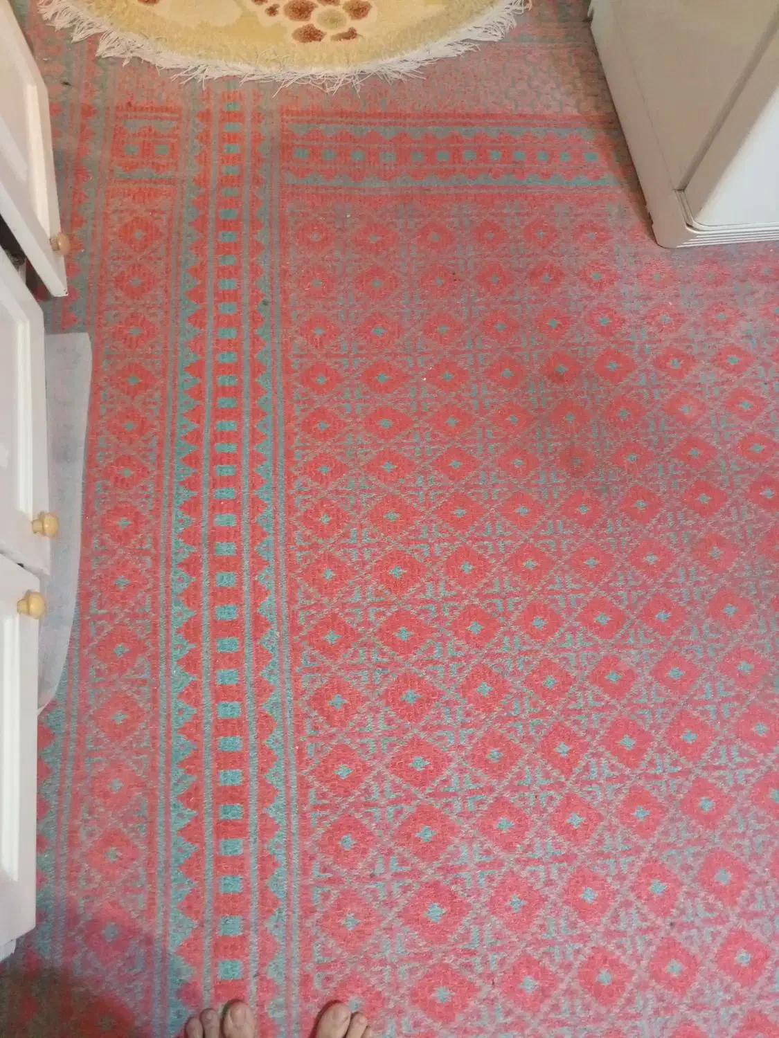 گلیم قدیمی دست بافت|گلیم، جاجیم، گبه|دورود, |دیوار