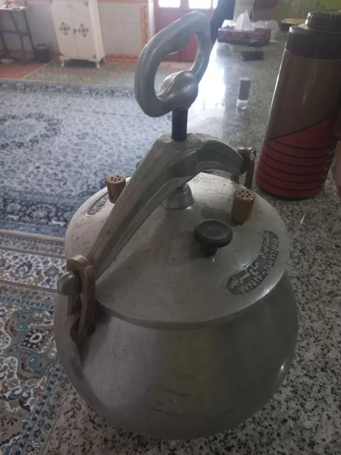 زود پز ۱۰ لیتری قدیمی جنس اصل|ظروف پخت‌وپز|دهدشت, |دیوار