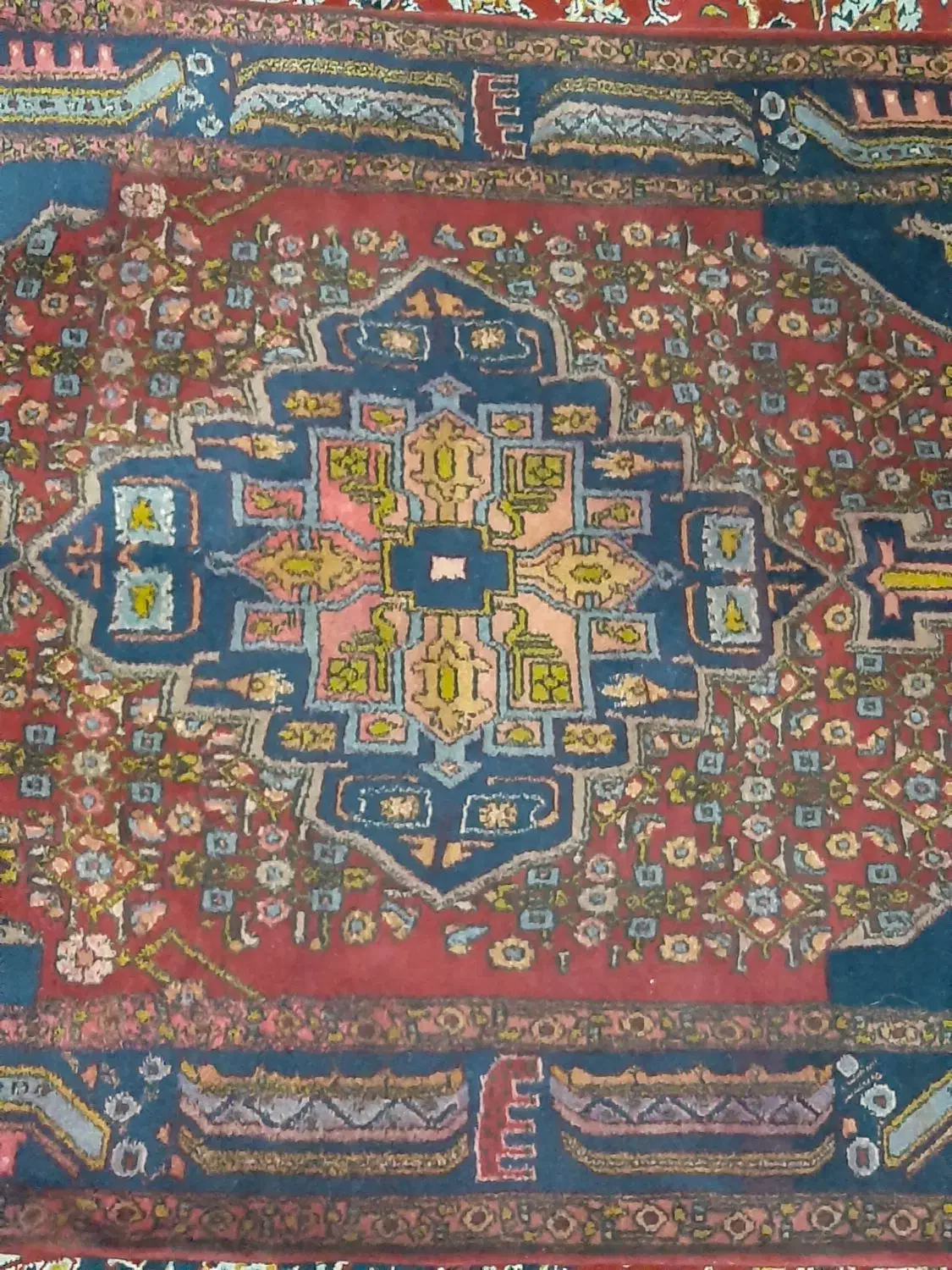 فرش کردی قدیمی|فرش|کرمانشاه, |دیوار