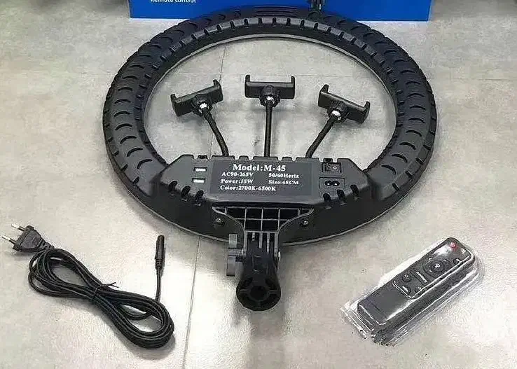 رینگ لایت ۱۸ اینچی|لامپ و چراغ|قروه, |دیوار