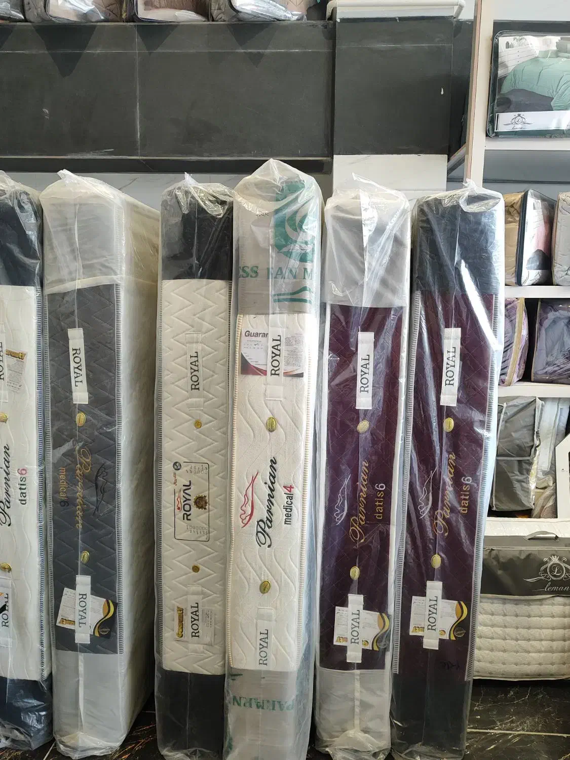 تشک های با کیفیت ( پد دار فنر پاکتی)|تشک تختخواب|رشت, دیانتی|دیوار