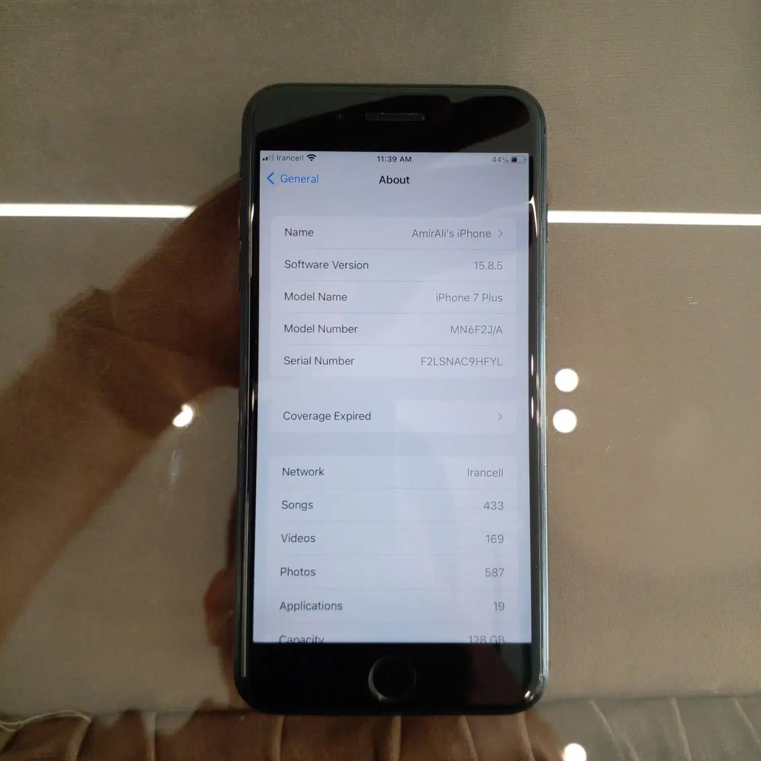 iPhone 7 Plus حافظه ۱۲۸ گیگ|موبایل|محمودآباد, |دیوار