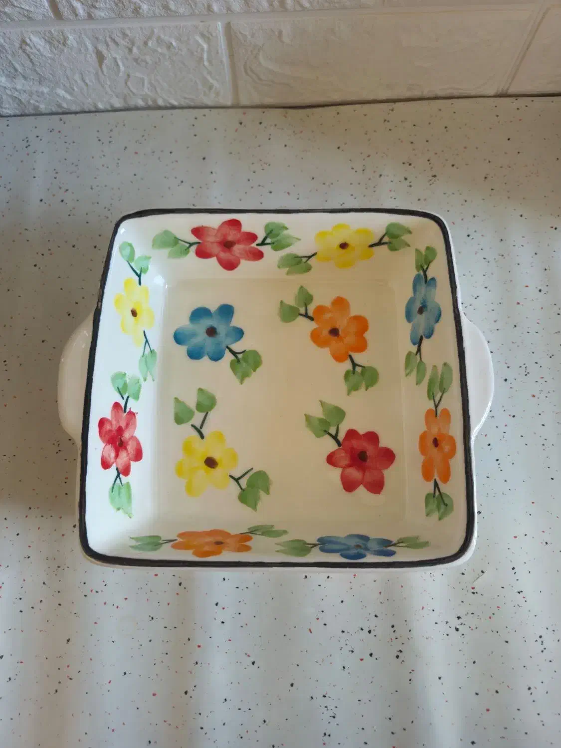 فروش ظرف پذیرایی گلدار سرامیکی|ظروف سرو و پذیرایی|شیراز, پودنک|دیوار