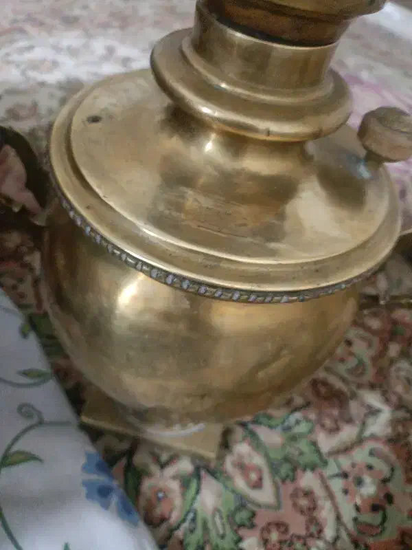 سماور زغالی قدیمی|کلکسیون اشیاء عتیقه|سبزوار, عظیمیان|دیوار