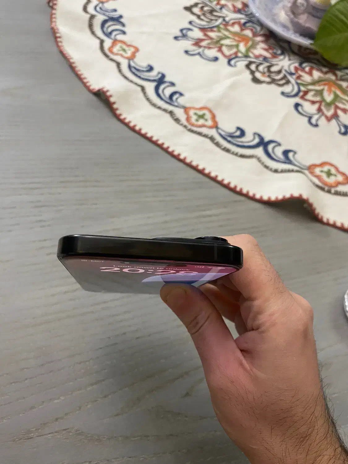 گوشی ایفون ۱۶ پرومکس مشکی za در حد اکبند|موبایل|سنندج, |دیوار