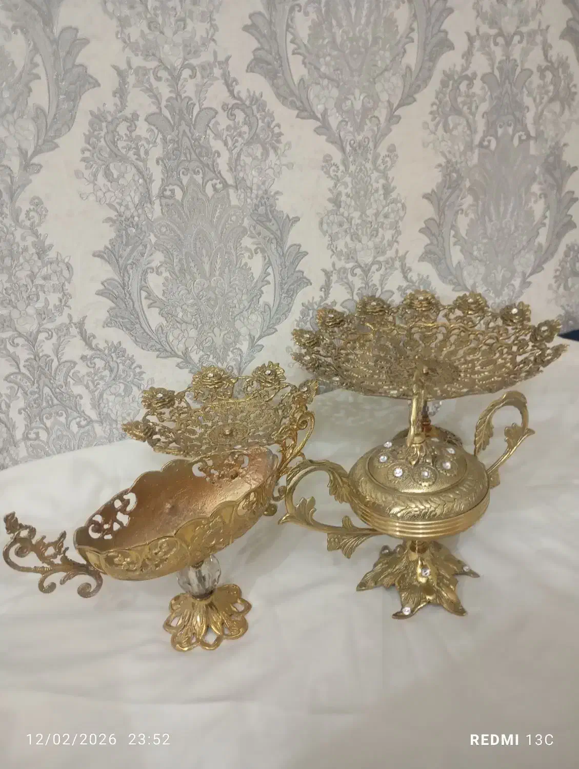 سرویس برنجی|کلکسیون اشیاء عتیقه|بومهن, |دیوار